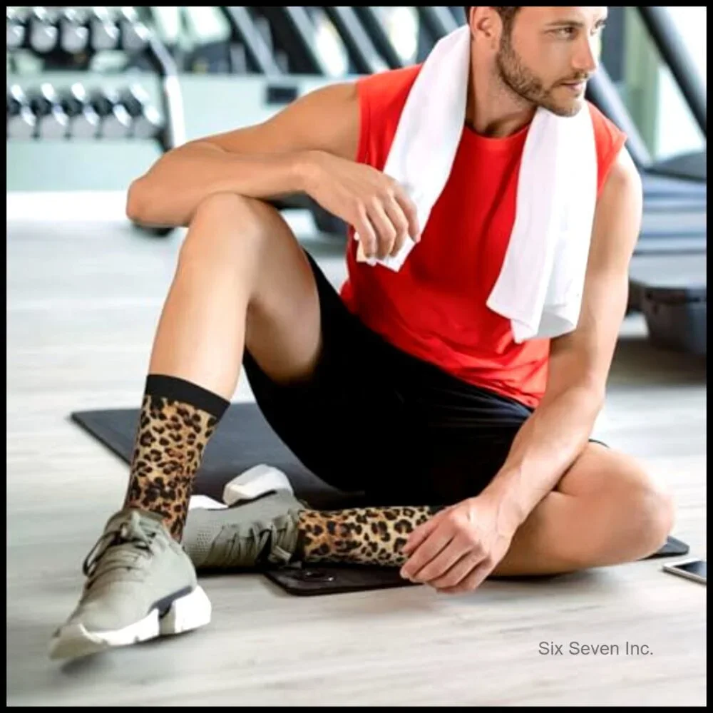 Funny Athletic Novelty Crew Socks Casual Crazy Dress Socks For Men Women